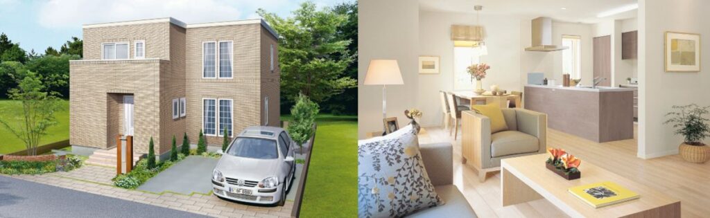 一条工務店 アイ・キューブのキューブ型外観デザイン