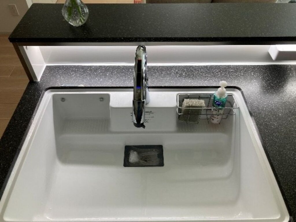一条工務店のグレイスキッチンで採用できる樹脂シンク